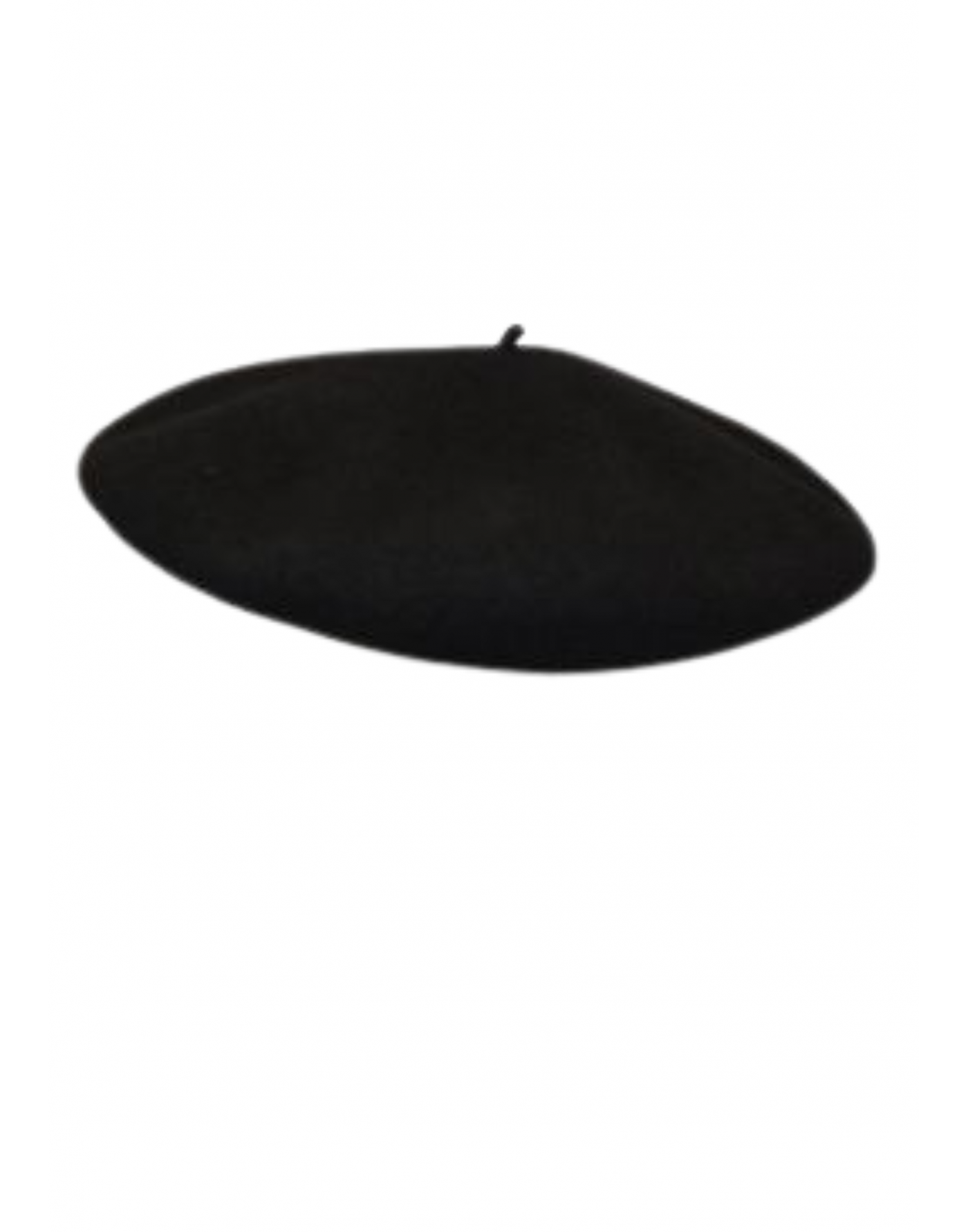 Shop Unisex Pure wool Basque beret cap black at Woollen Wear